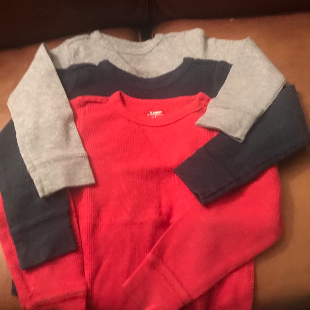 Old Navy Thermal-Knit Long Sleeve Tee Bundle